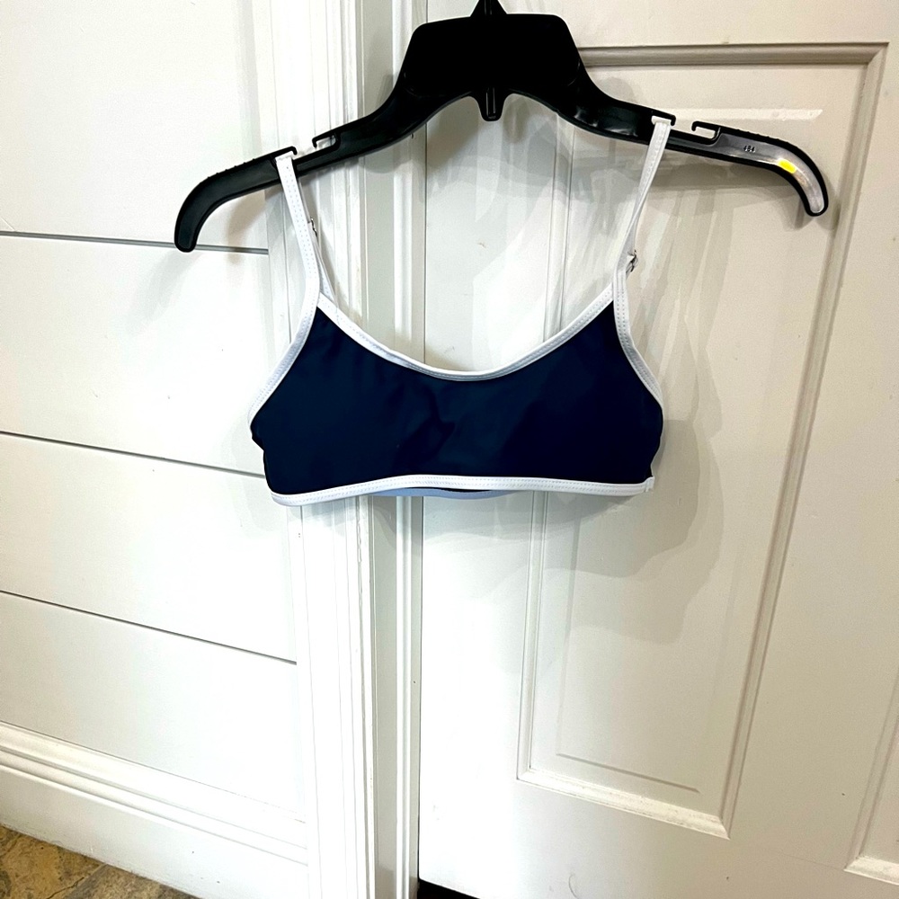 Teal womens small bikini top